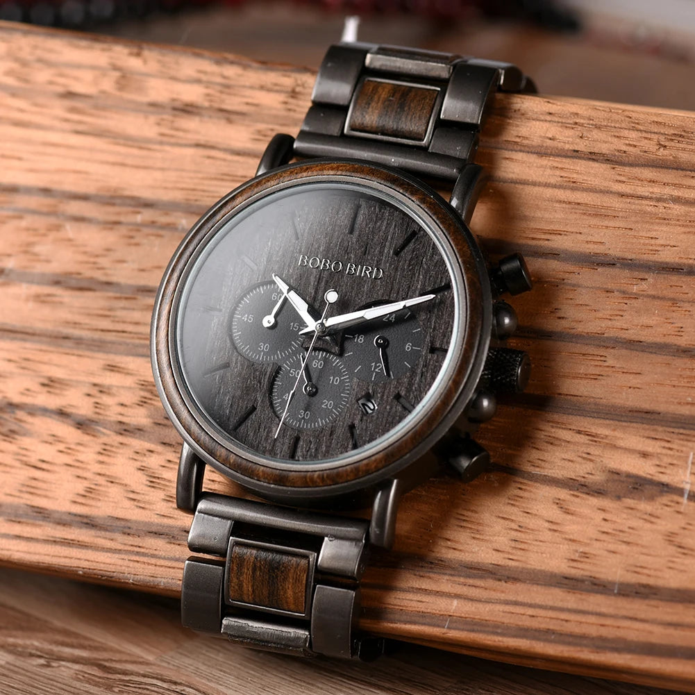 Men’s Wooden Chronograph