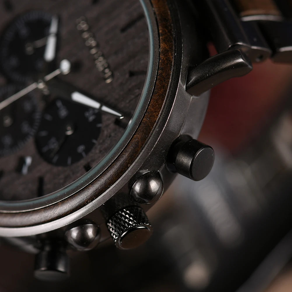 Men’s Wooden Chronograph