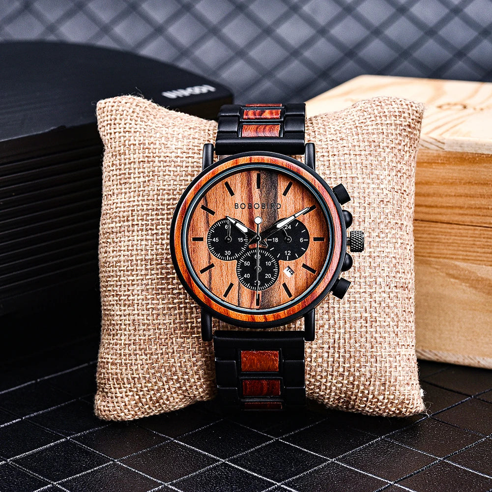 Men’s Wooden Chronograph