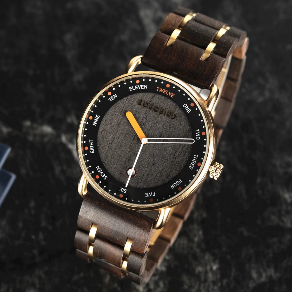 Wooden Quartz Watch
