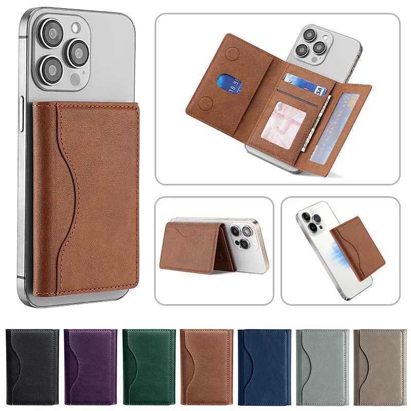 Trifold Magnetic Phone Wallet
