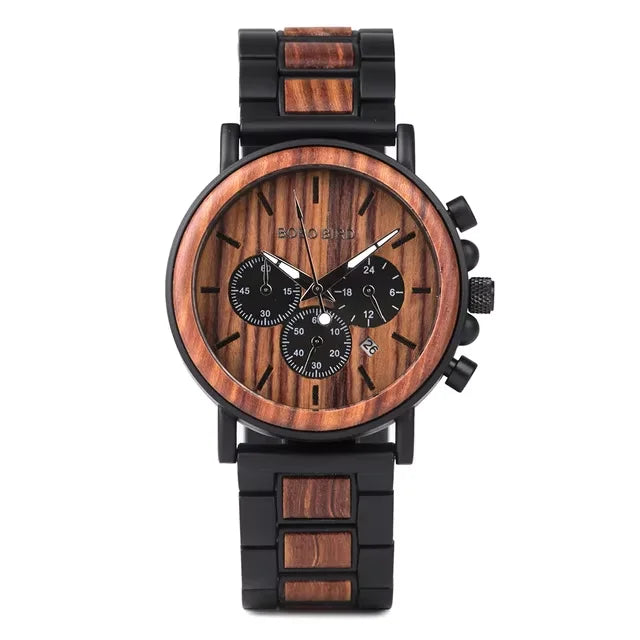 Men’s Wooden Chronograph