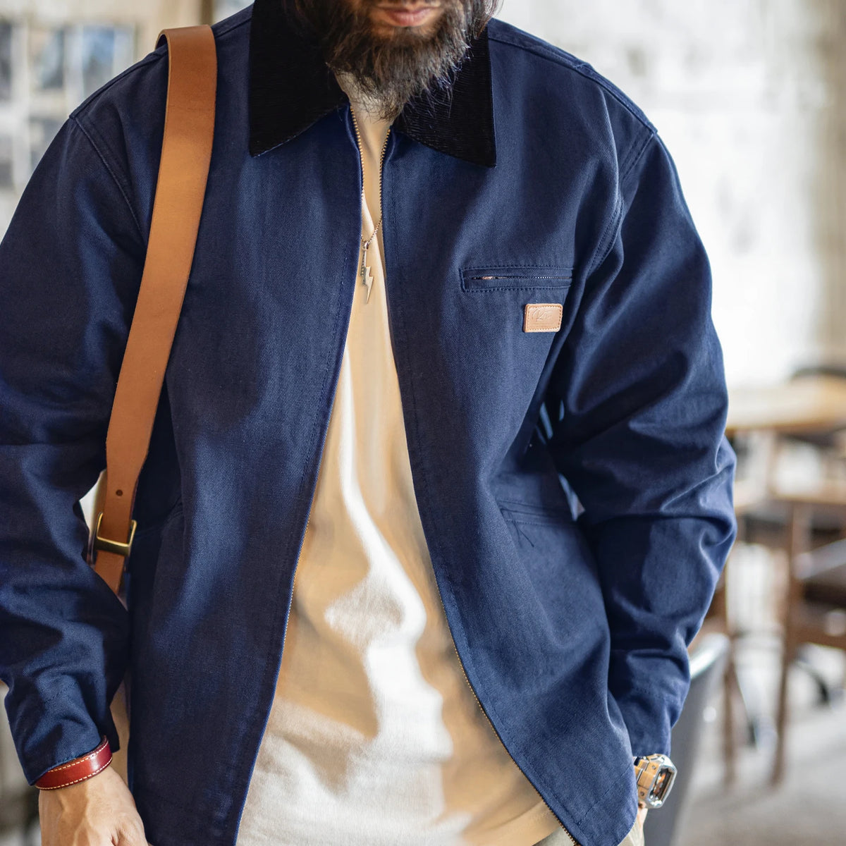 Maden Detroit Retro Canvas Jacket – Rugged &amp; Stylish Workwear