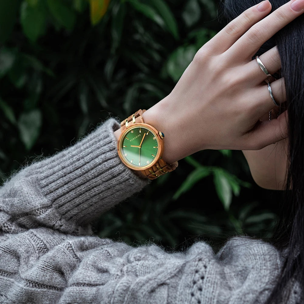Violet Wood Beauty Watch