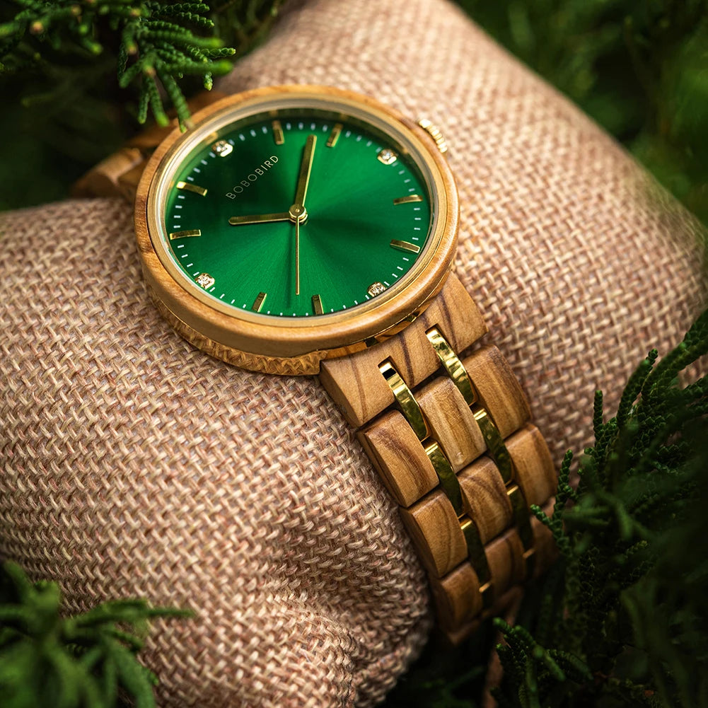 Violet Wood Beauty Watch