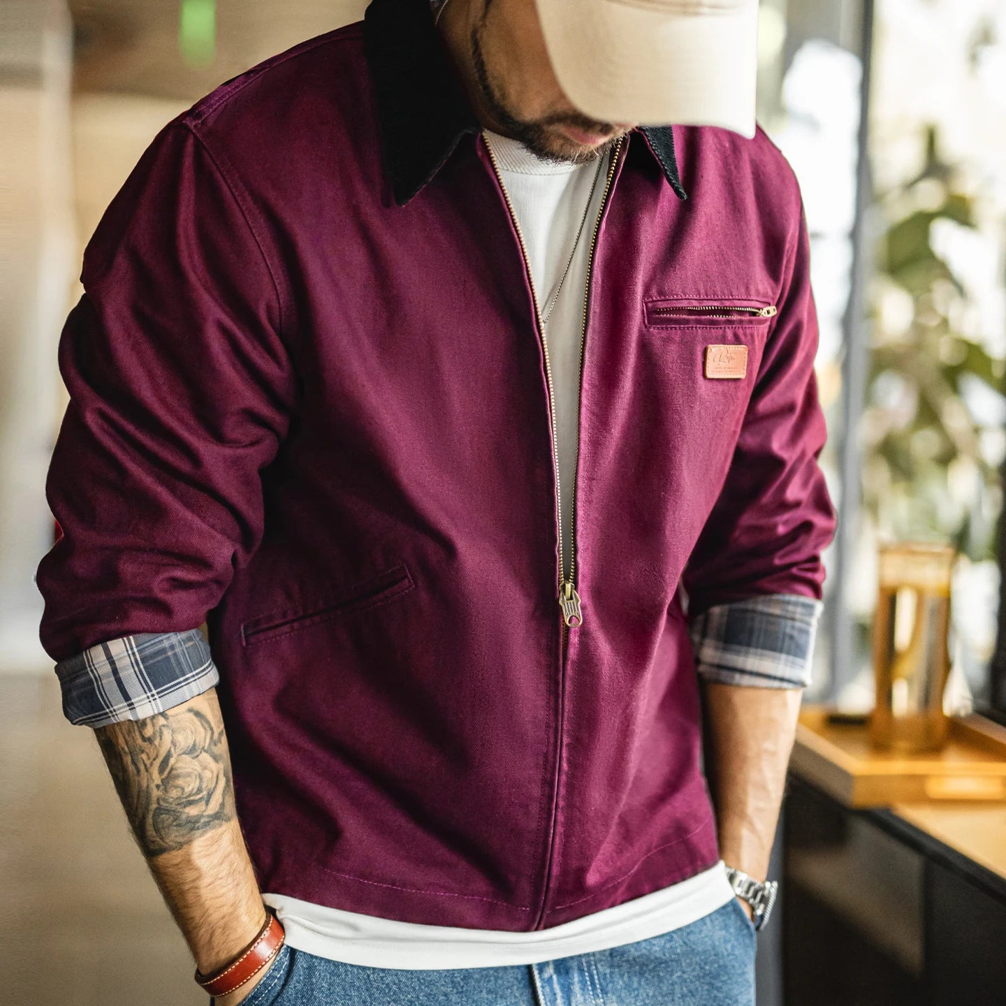 Maden Detroit Retro Canvas Jacket – Rugged & Stylish Workwear