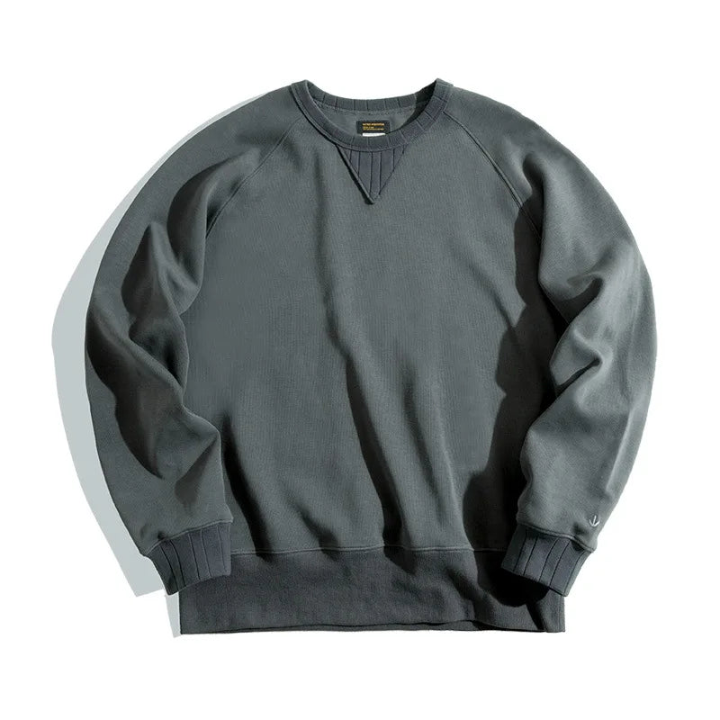 Minimalist Comfort – Men&#39;s Oversized Streetwear Sweatshirt