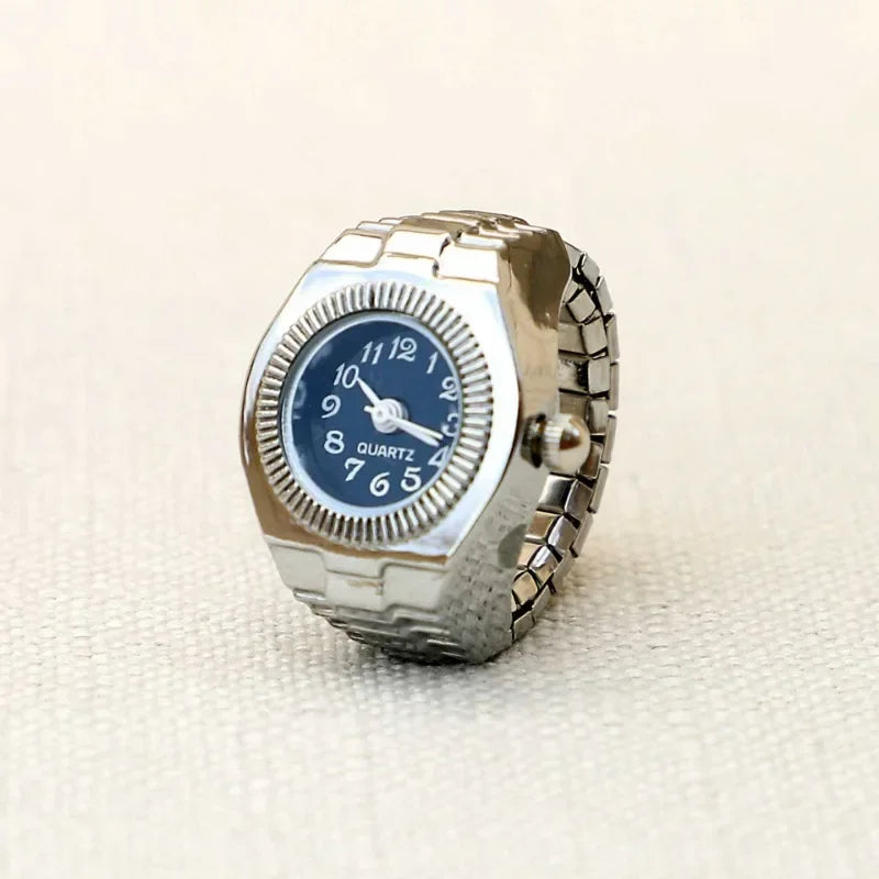 Vintage Punk Finger Watch Ring