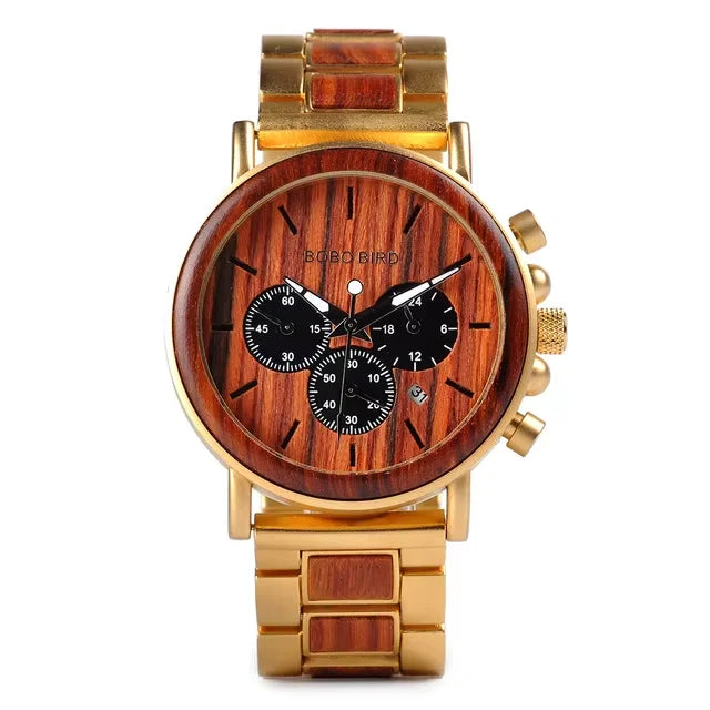Men’s Wooden Chronograph