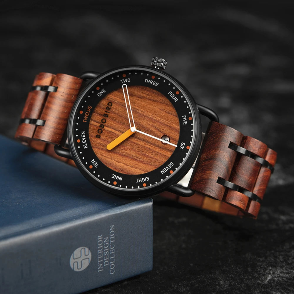 Wooden Quartz Watch