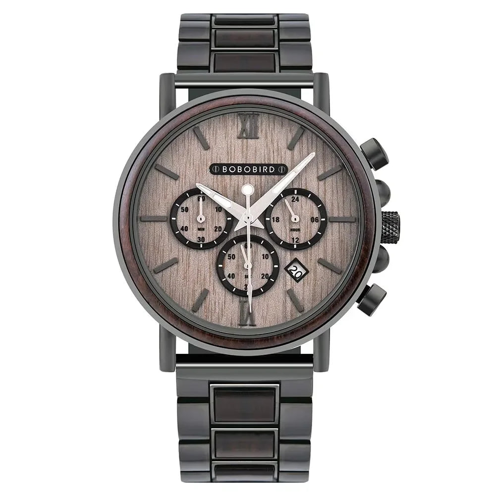 Men’s Wooden Chronograph
