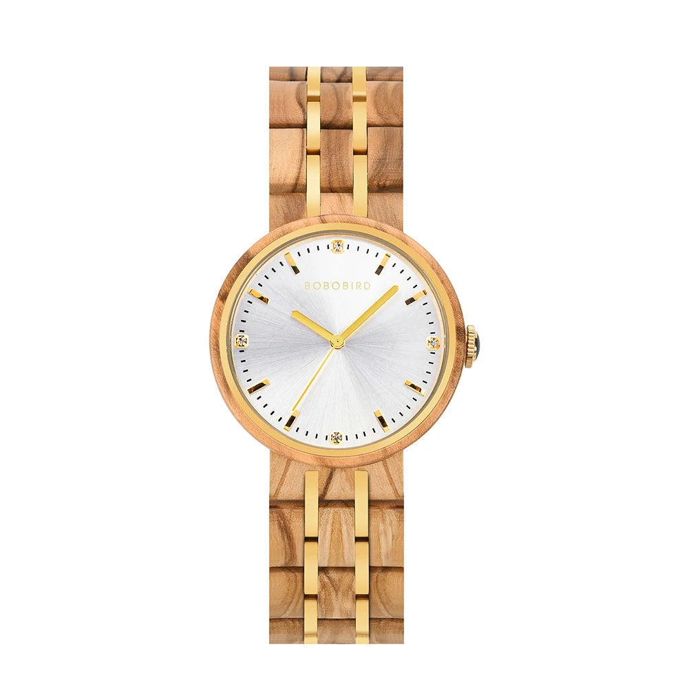 Violet Wood Beauty Watch