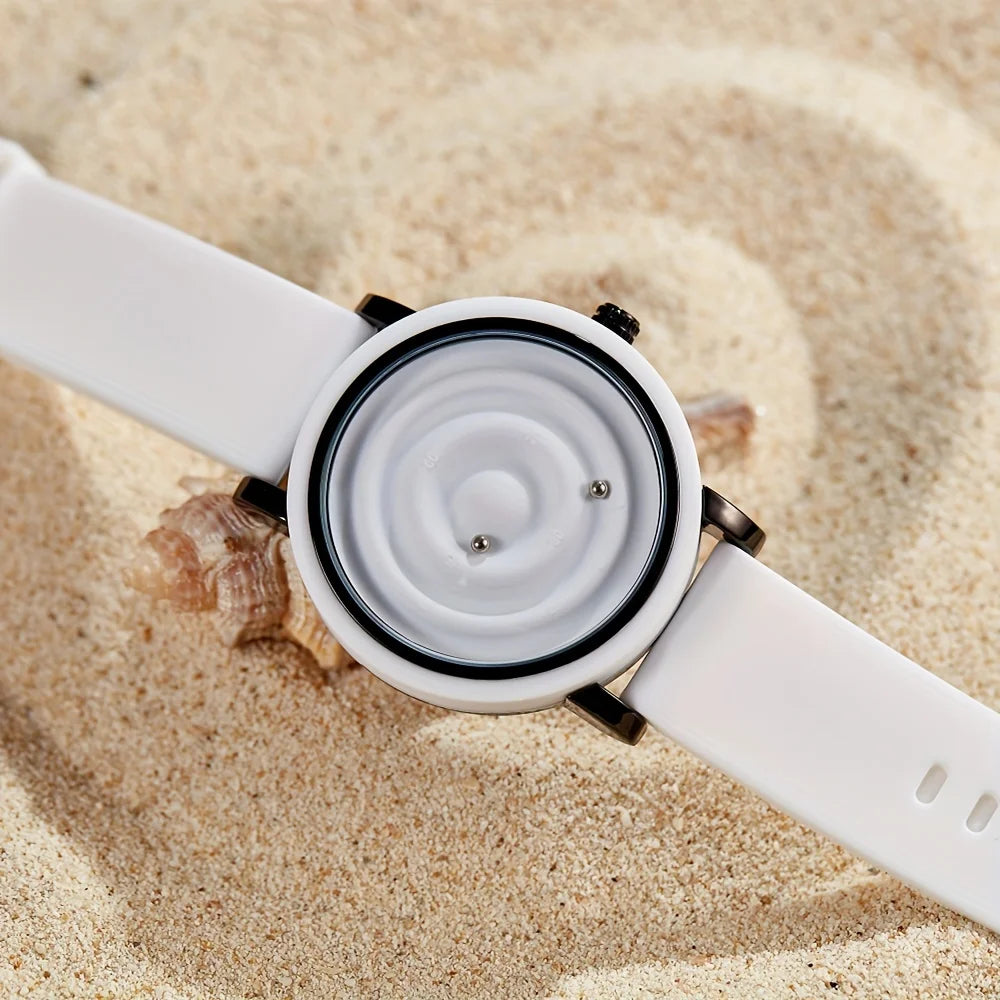 Floating Magnetic Pointer Watch