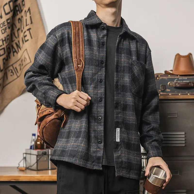 Urban Lumberjack – Heavy Plaid Streetwear Jacket