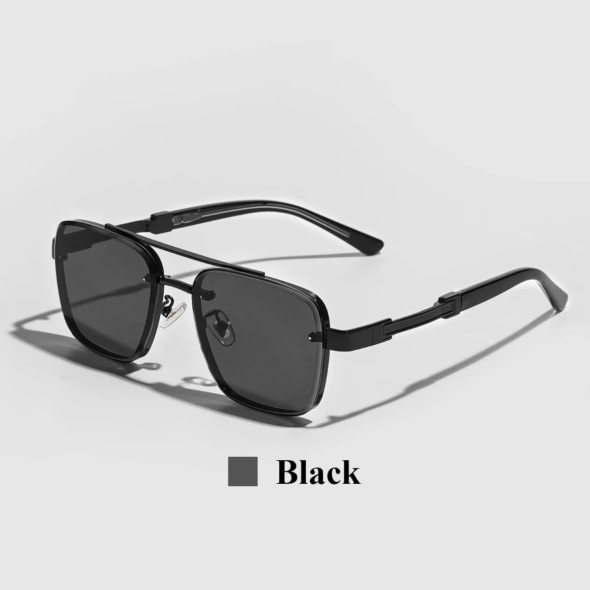 Luxury Square-Frame Gradient Sunglasses