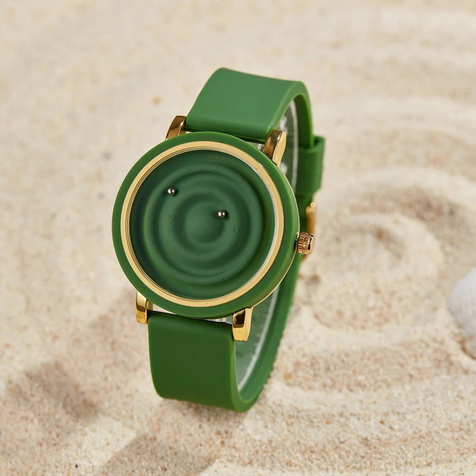 Floating Magnetic Pointer Watch