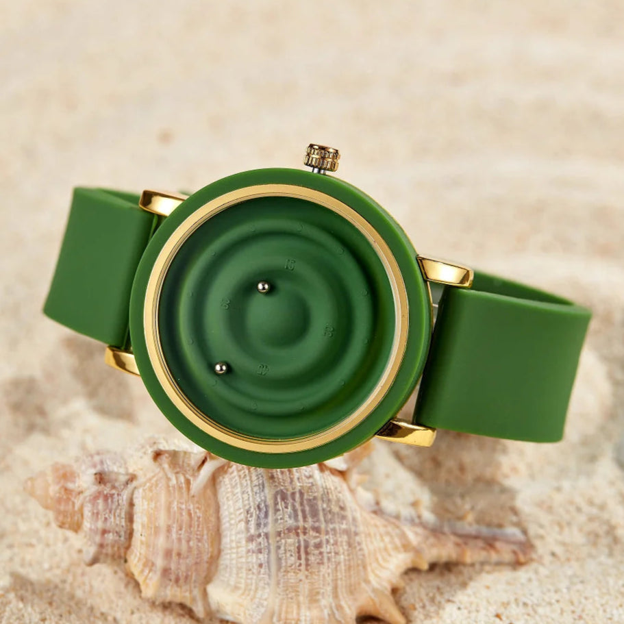 Floating Magnetic Pointer Watch