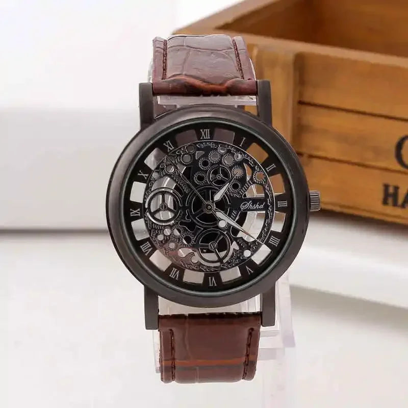 Midnight Gear Skeleton Watch