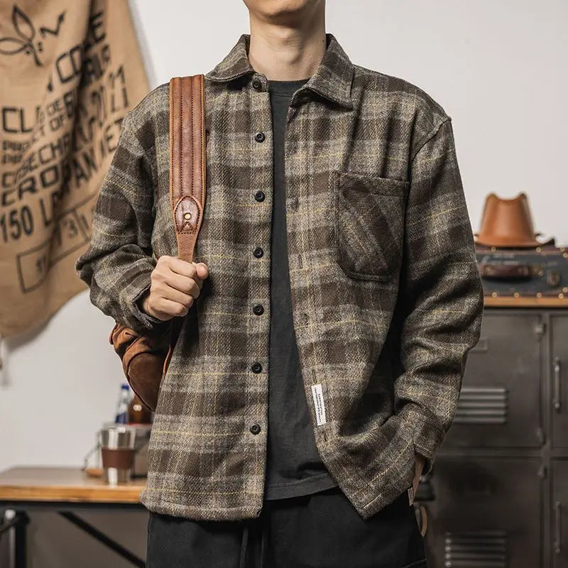 Urban Lumberjack – Heavy Plaid Streetwear Jacket