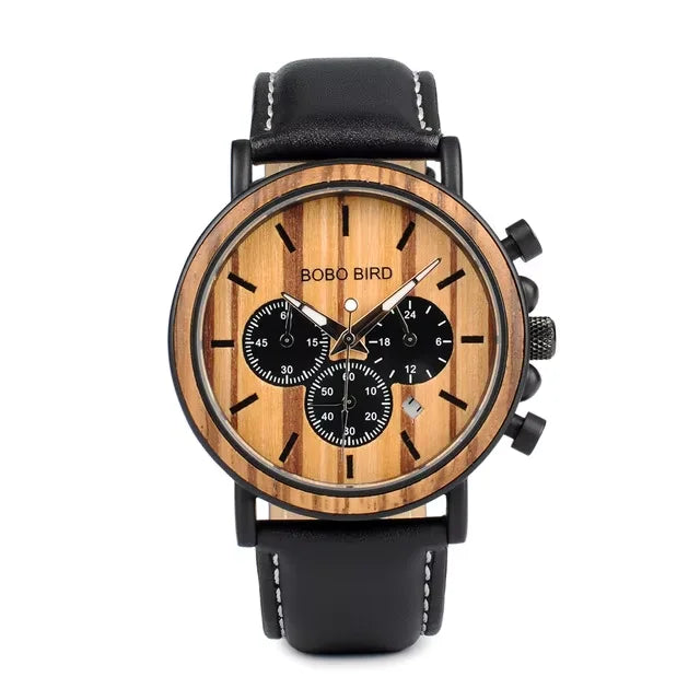 Men’s Wooden Chronograph
