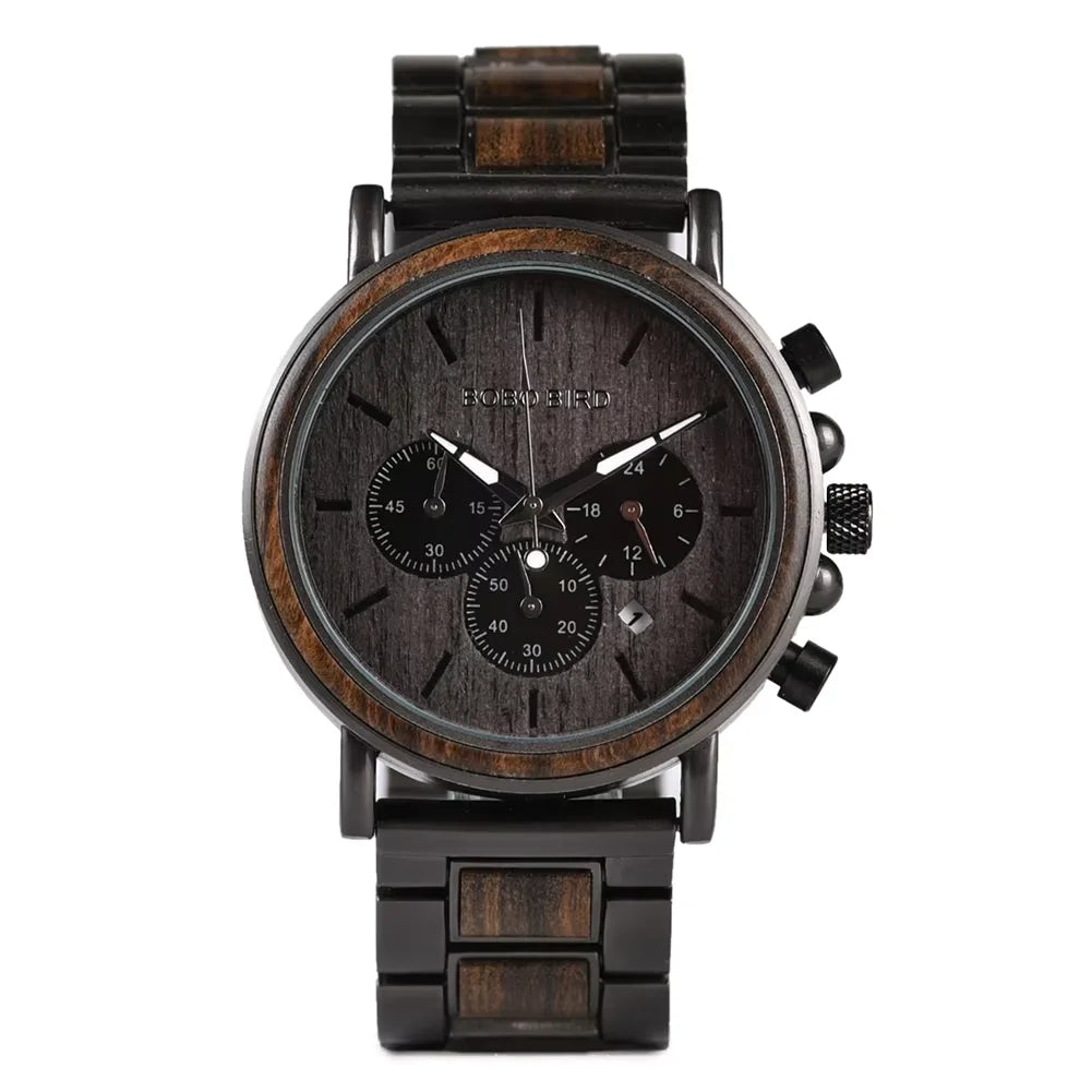 Men’s Wooden Chronograph
