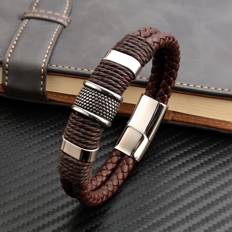 Vintage Multilayer Leather Bracelet