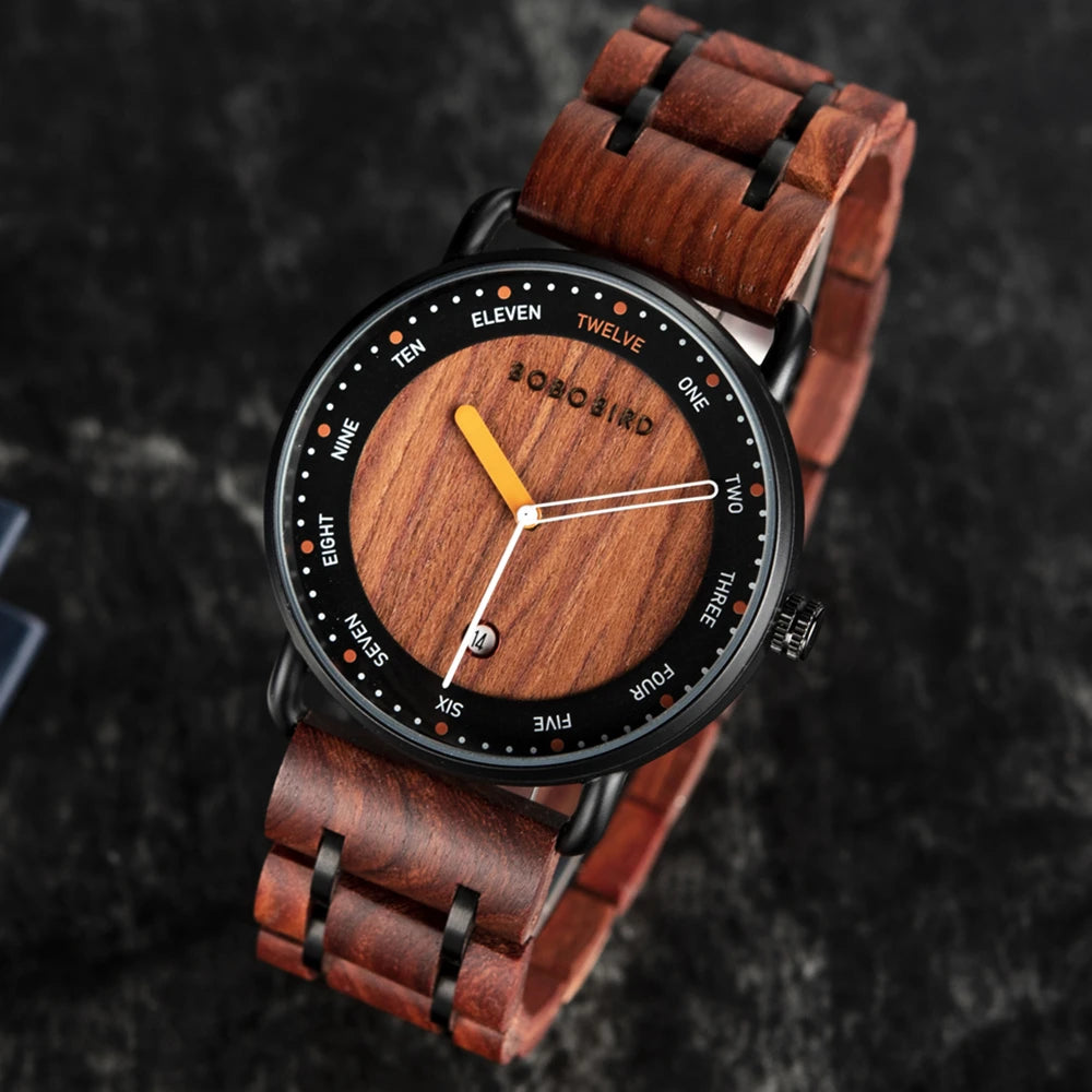 Wooden Quartz Watch
