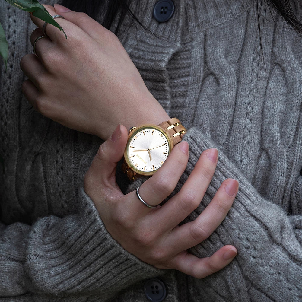 Violet Wood Beauty Watch