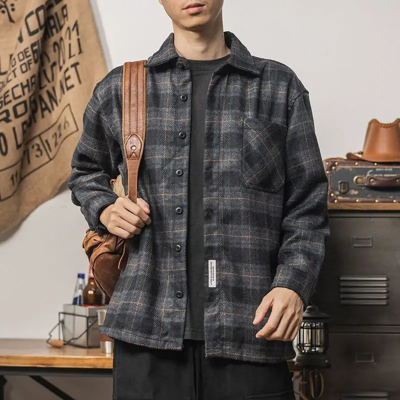 Urban Lumberjack – Heavy Plaid Streetwear Jacket