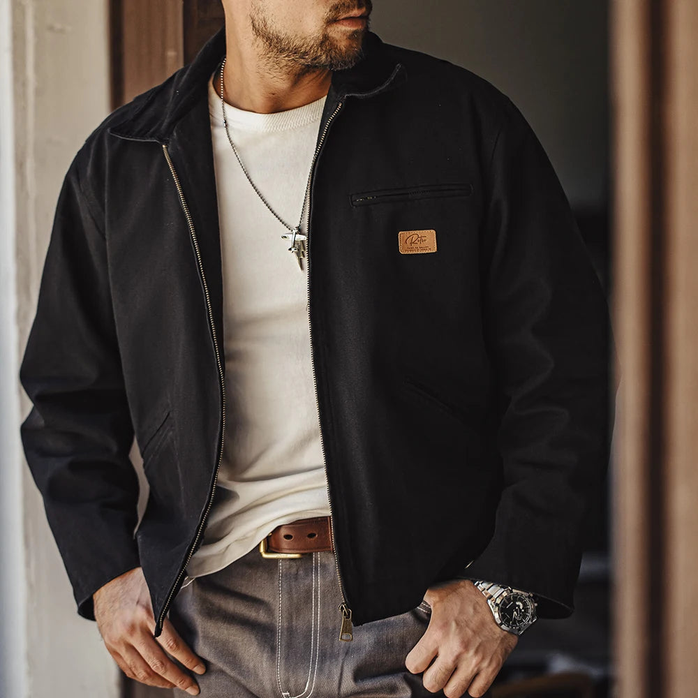 Maden Detroit Retro Canvas Jacket – Rugged &amp; Stylish Workwear