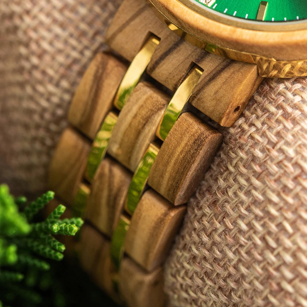 Violet Wood Beauty Watch