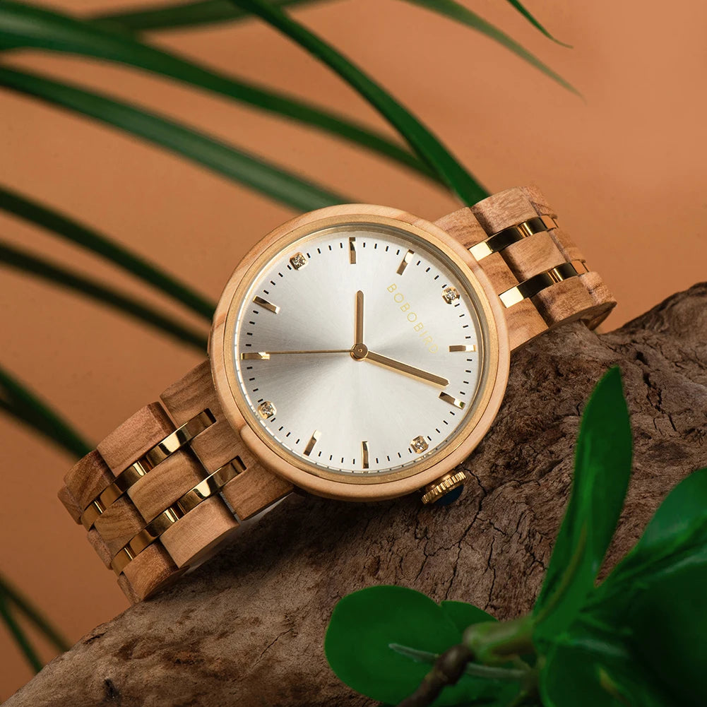 Violet Wood Beauty Watch