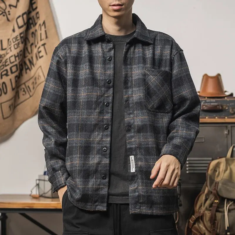 Urban Lumberjack – Heavy Plaid Streetwear Jacket