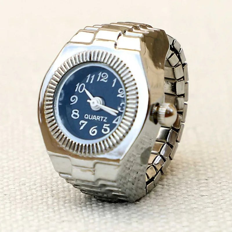 Vintage Punk Finger Watch Ring