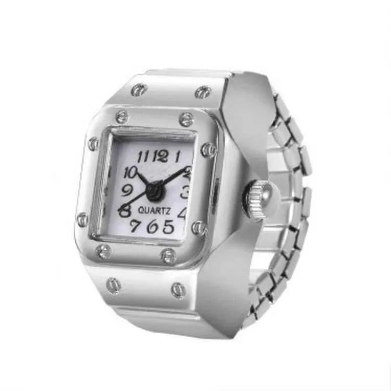 Vintage Punk Finger Watch Ring