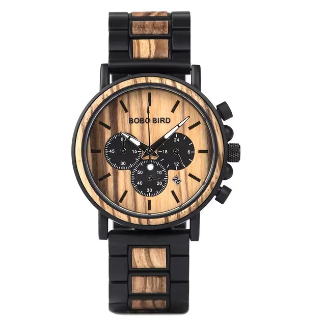 Men’s Wooden Chronograph