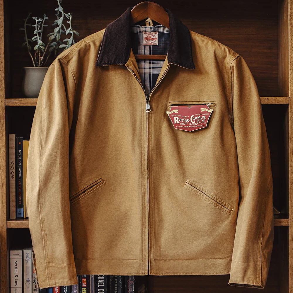 Maden Detroit Retro Canvas Jacket – Rugged &amp; Stylish Workwear