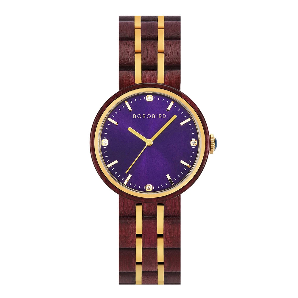 Violet Wood Beauty Watch