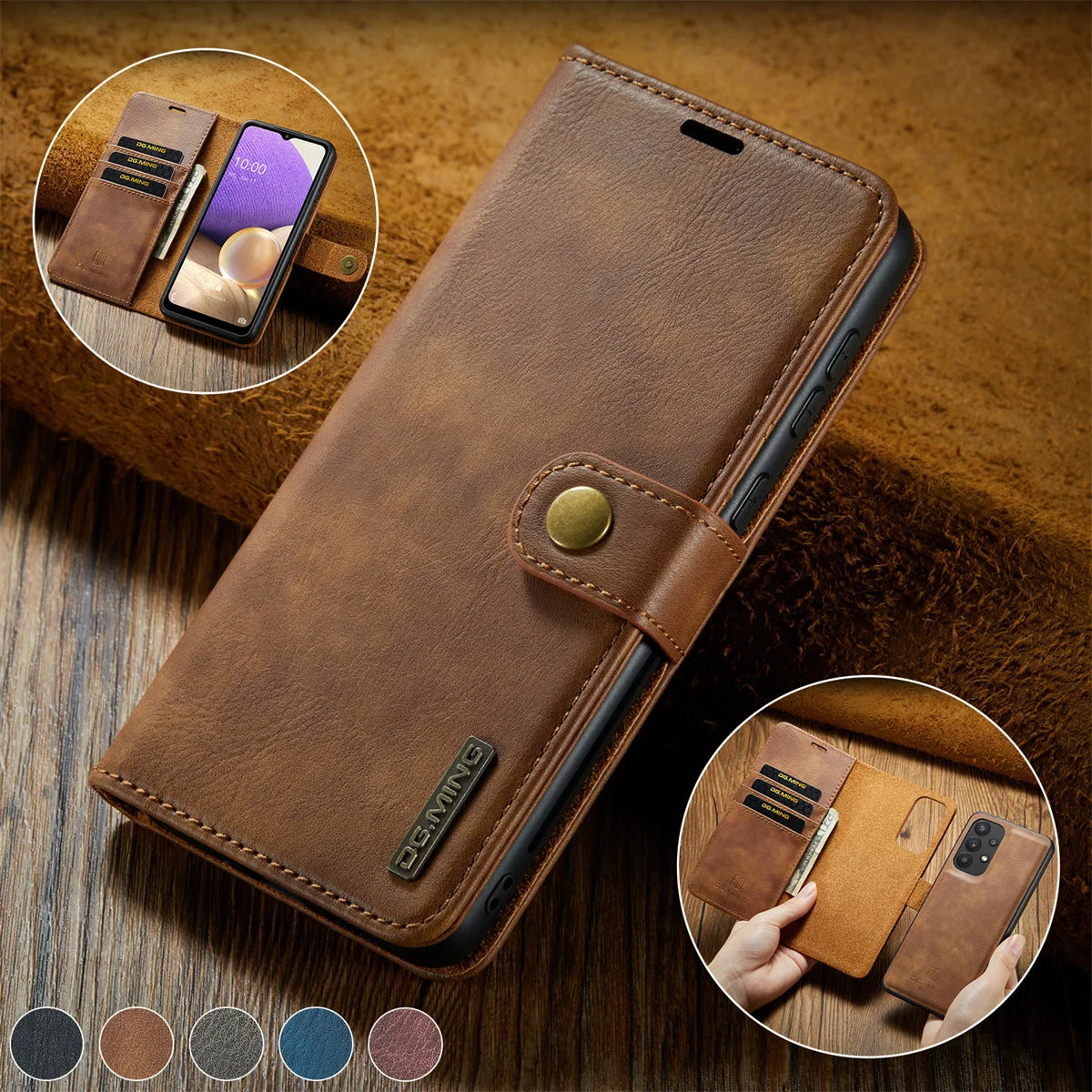 RFID Crossbody Wallet for Samsung Galaxy