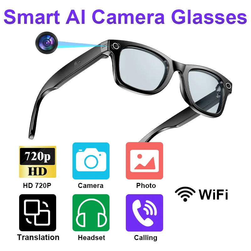 AI Camera Smart Glasses