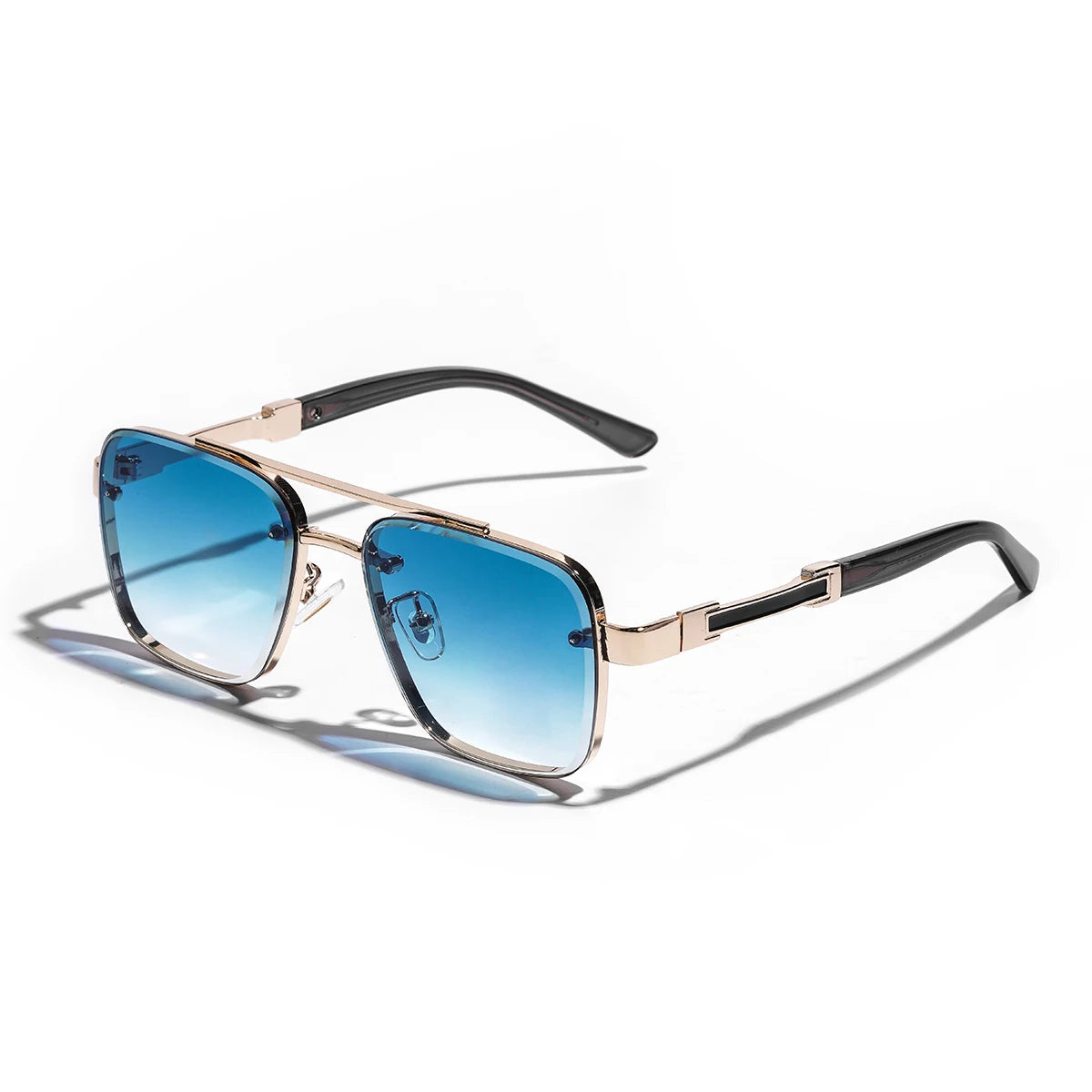 Luxury Square-Frame Gradient Sunglasses