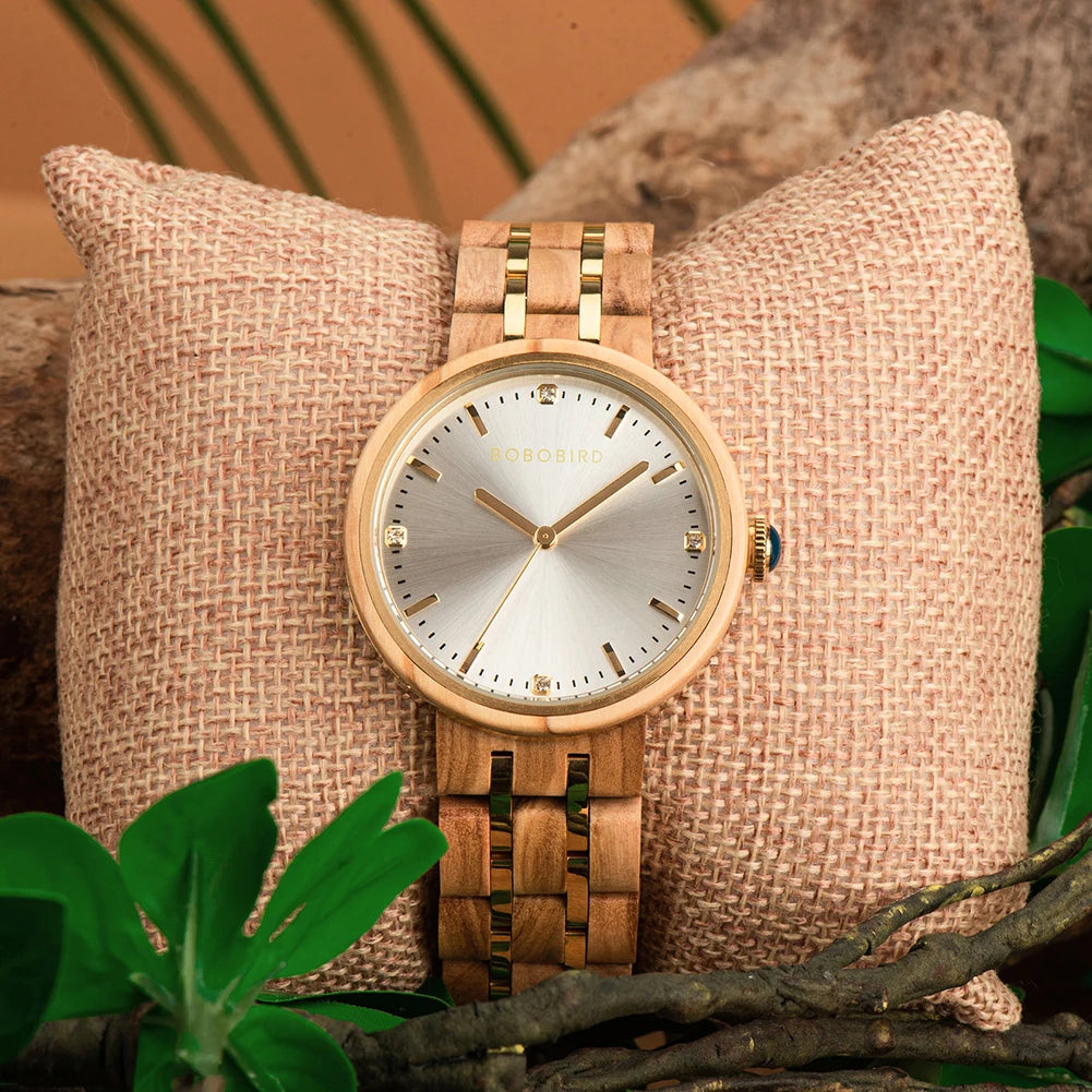 Violet Wood Beauty Watch